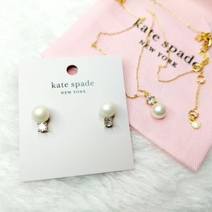 🎀 Kate Spade pearls of wisdom jewelry set